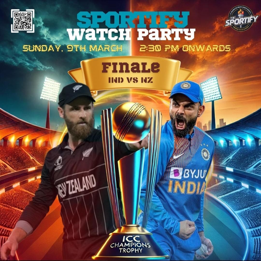 Watch Party - India vs New Zealand (ICC Finals)