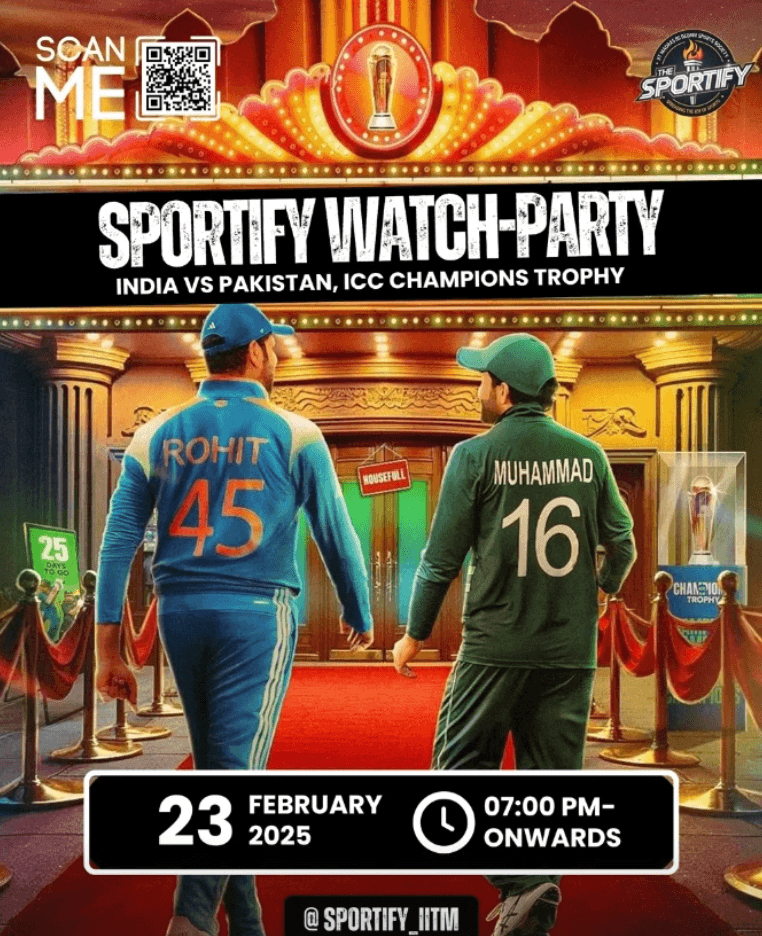 Watch Party - India vs Pakistan (Champions Trophy)